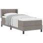vidaXL Letto Box Spring con materasso tortora, 80x200 cm, tessuto vidaXL Letto Box Spring con materasso tortora, 80x200 cm, tessuto