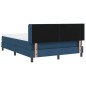 vidaXL Letto Box Spring con Materasso - Blu 140 x 190 cm, Tessuto vidaXL Letto Box Spring con Materasso - Blu 140 x 190 cm, Tessuto