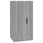 Set di Mobili Porta TV 7 pz Grigio Sonoma in Legno Multistrato Set di Mobili Porta TV 7 pz Grigio Sonoma in Legno Multistrato