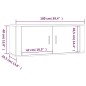 Set Mobili Porta TV 4 pz Nero in Legno Multistrato Set Mobili Porta TV 4 pz Nero in Legno Multistrato