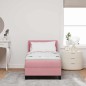 vidaXL Letto con Struttura a Box Rosa 80x200 cm