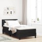 vidaXL Letto con Base a Molle e Materasso Nero 90x200 cm Velluto vidaXL Letto con Base a Molle e Materasso Nero 90x200 cm Velluto