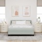 Letto Box Spring vidaXL con Materasso Grigio Chiaro 160x200 cm Velluto Letto Box Spring vidaXL con Materasso Grigio Chiaro 160x200 cm Velluto