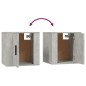 Set di Mobili Porta TV 4 pz Grigio Cemento in Legno Multistrato Set di Mobili Porta TV 4 pz Grigio Cemento in Legno Multistrato