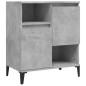 Credenze 2pz Grigio Cemento 60x35x70 cm in Legno Multistrato Credenze 2pz Grigio Cemento 60x35x70 cm in Legno Multistrato