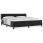 Letto Box Spring vidaXL con Materasso Nero 200x200 cm Velluto