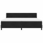 Letto Box Spring vidaXL con Materasso Nero 200x200 cm Velluto