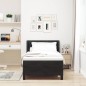 Letto Box Spring con Materasso vidaXL Nero 90x200 cm in Velluto Letto Box Spring con Materasso vidaXL Nero 90x200 cm in Velluto