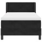 Letto Box Spring con Materasso vidaXL Nero 90x200 cm in Velluto Letto Box Spring con Materasso vidaXL Nero 90x200 cm in Velluto