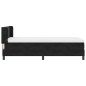 Letto Box Spring con Materasso vidaXL Nero 90x200 cm in Velluto Letto Box Spring con Materasso vidaXL Nero 90x200 cm in Velluto