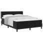 vidaXL Letto A Molle con Materasso Nero 140x190 cm Velluto vidaXL Letto A Molle con Materasso Nero 140x190 cm Velluto