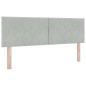 Letto Box Spring vidaXL con Materasso Grigio Chiaro 160x200 cm Velluto Letto Box Spring vidaXL con Materasso Grigio Chiaro 160x200 cm Velluto