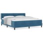 Letto Box Spring vidaXL con Materasso Blu Scuro 180x200 cm Velluto Letto Box Spring vidaXL con Materasso Blu Scuro 180x200 cm Velluto