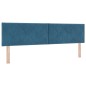 Letto Box Spring vidaXL con Materasso Blu Scuro 180x200 cm Velluto Letto Box Spring vidaXL con Materasso Blu Scuro 180x200 cm Velluto