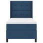 vidaXL Letto con molle e materasso - Blu, 100x200 cm, Tessuto vidaXL Letto con molle e materasso - Blu, 100x200 cm, Tessuto