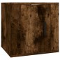 Set Mobili Porta TV 2 pz Rovere Fumo in Legno Multistrato Set Mobili Porta TV 2 pz Rovere Fumo in Legno Multistrato