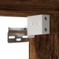 Set Mobili Porta TV 2 pz Rovere Fumo in Legno Multistrato Set Mobili Porta TV 2 pz Rovere Fumo in Legno Multistrato