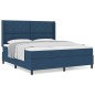 vidaXL Letto a molle con materasso - Blu - 180x200 cm - Tessuto vidaXL Letto a molle con materasso - Blu - 180x200 cm - Tessuto