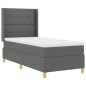 vidaXL Letto con Molle e Materasso Grigio Scuro 80x200 cm in Tessuto vidaXL Letto con Molle e Materasso Grigio Scuro 80x200 cm in Tessuto