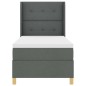 vidaXL Letto con Molle e Materasso Grigio Scuro 80x200 cm in Tessuto vidaXL Letto con Molle e Materasso Grigio Scuro 80x200 cm in Tessuto