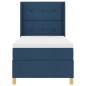 vidaXL Letto con Molle e Materasso Blu 100x200 cm in Tessuto vidaXL Letto con Molle e Materasso Blu 100x200 cm in Tessuto