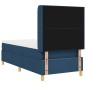 vidaXL Letto con Molle e Materasso Blu 100x200 cm in Tessuto vidaXL Letto con Molle e Materasso Blu 100x200 cm in Tessuto
