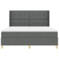 vidaXL Letto con Molle e Materasso Grigio Scuro 180x200 cm in Tessuto vidaXL Letto con Molle e Materasso Grigio Scuro 180x200 cm in Tessuto