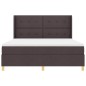 vidaXL Letto con Molle e Materasso Marrone Scuro 180 x 200 cm