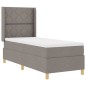 vidaXL Letto con molleggio e materasso tortora 80x200 cm vidaXL Letto con molleggio e materasso tortora 80x200 cm
