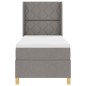 vidaXL Letto con molleggio e materasso tortora 80x200 cm vidaXL Letto con molleggio e materasso tortora 80x200 cm