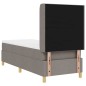 vidaXL Letto con molleggio e materasso tortora 80x200 cm vidaXL Letto con molleggio e materasso tortora 80x200 cm