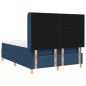 vidaXL Letto con Molle e Materasso - Blu, 140x200 cm, Tessuto vidaXL Letto con Molle e Materasso - Blu, 140x200 cm, Tessuto