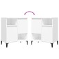 Credenze 3pz Bianche 60x35x70 cm in Legno Multistrato Credenze 3pz Bianche 60x35x70 cm in Legno Multistrato