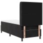 vidaXL Letto Box Spring con Materasso Nero 80x200 cm Velluto