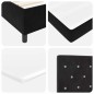 vidaXL Letto a Molle con Materasso Nero 90x190 cm Velluto vidaXL Letto a Molle con Materasso Nero 90x190 cm Velluto