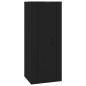 Set di Mobili Porta TV 5 pz Nero in Legno Multistrato Set di Mobili Porta TV 5 pz Nero in Legno Multistrato