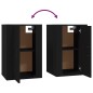 Set di Mobili Porta TV 5 pz Nero in Legno Multistrato Set di Mobili Porta TV 5 pz Nero in Legno Multistrato