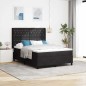 Letto a Molle con Materasso vidaXL Nero 140x200 cm Velluto Letto a Molle con Materasso vidaXL Nero 140x200 cm Velluto
