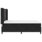 Letto a Molle con Materasso vidaXL Nero 140x200 cm Velluto Letto a Molle con Materasso vidaXL Nero 140x200 cm Velluto