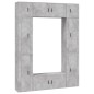 Set Mobili Porta TV 8pz Grigio Cemento in Legno Multistrato