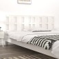 Testiera per Letto Bianca 205,5x4x100 cm Legno Massello di Pino Testiera per Letto Bianca 205,5x4x100 cm Legno Massello di Pino