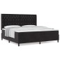 Letto Box Spring vidaXL con Materasso Nero 200x200 cm Velluto
