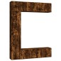 Set di Mobili Porta TV 7 pz Rovere Fumo in Legno Multistrato Set di Mobili Porta TV 7 pz Rovere Fumo in Legno Multistrato