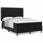 vidaXL Letto Box Spring con Materasso Nero 140x200 cm Velluto vidaXL Letto Box Spring con Materasso Nero 140x200 cm Velluto