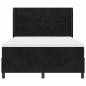 vidaXL Letto Box Spring con Materasso Nero 140x200 cm Velluto vidaXL Letto Box Spring con Materasso Nero 140x200 cm Velluto