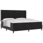 vidaXL Letto a Molle con Materasso Nero 200x200 cm Velluto vidaXL Letto a Molle con Materasso Nero 200x200 cm Velluto