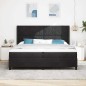 vidaXL Letto a Molle con Materasso Nero 200x200 cm Velluto vidaXL Letto a Molle con Materasso Nero 200x200 cm Velluto