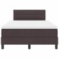 vidaXL Letto con contenitore e materasso & LED marrone scuro 120x190 cm in tessuto vidaXL Letto con contenitore e materasso & LED marrone scuro 120x190 cm in tessuto