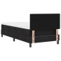 vidaXL Letto Box Spring con Materasso e LED Nero 90x200 cm Tessuto vidaXL Letto Box Spring con Materasso e LED Nero 90x200 cm Tessuto