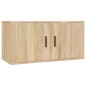 Set di Mobili Porta TV 3 pz Rovere Sonoma in Legno Multistrato Set di Mobili Porta TV 3 pz Rovere Sonoma in Legno Multistrato